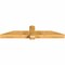 Ekena Millwork Eugene Rough Sawn Timber Gable Bracket, Western Red Cedar, 72"W x 15"H x 6"D x 6"F, 5/12 Pitch GBW072X15X0606EUG00RWR - alternate 4
